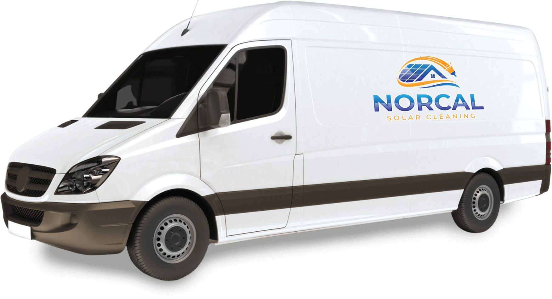 NorCal Solar Panel Cleaning Company van